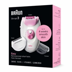 Braun Silk-épil 3 Pink & White Epilator